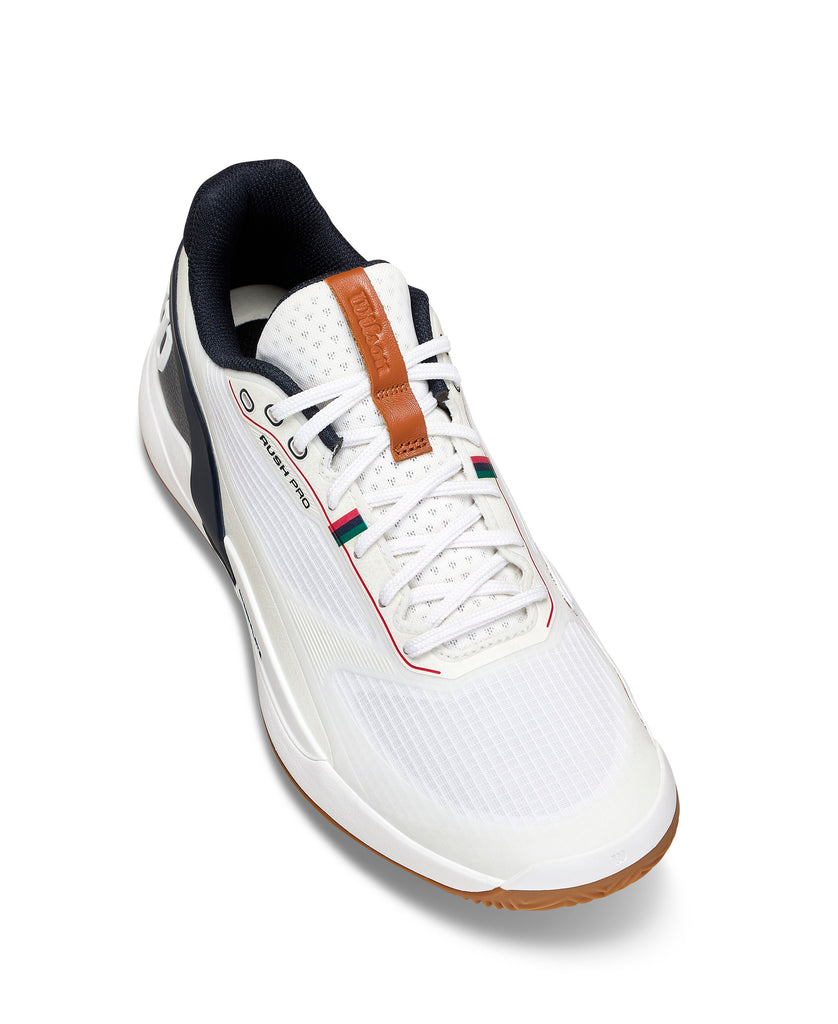 直営限定】RUSH PRO 5 CLAY CLC - White/Navy Blazer/Gum1a by Wilson