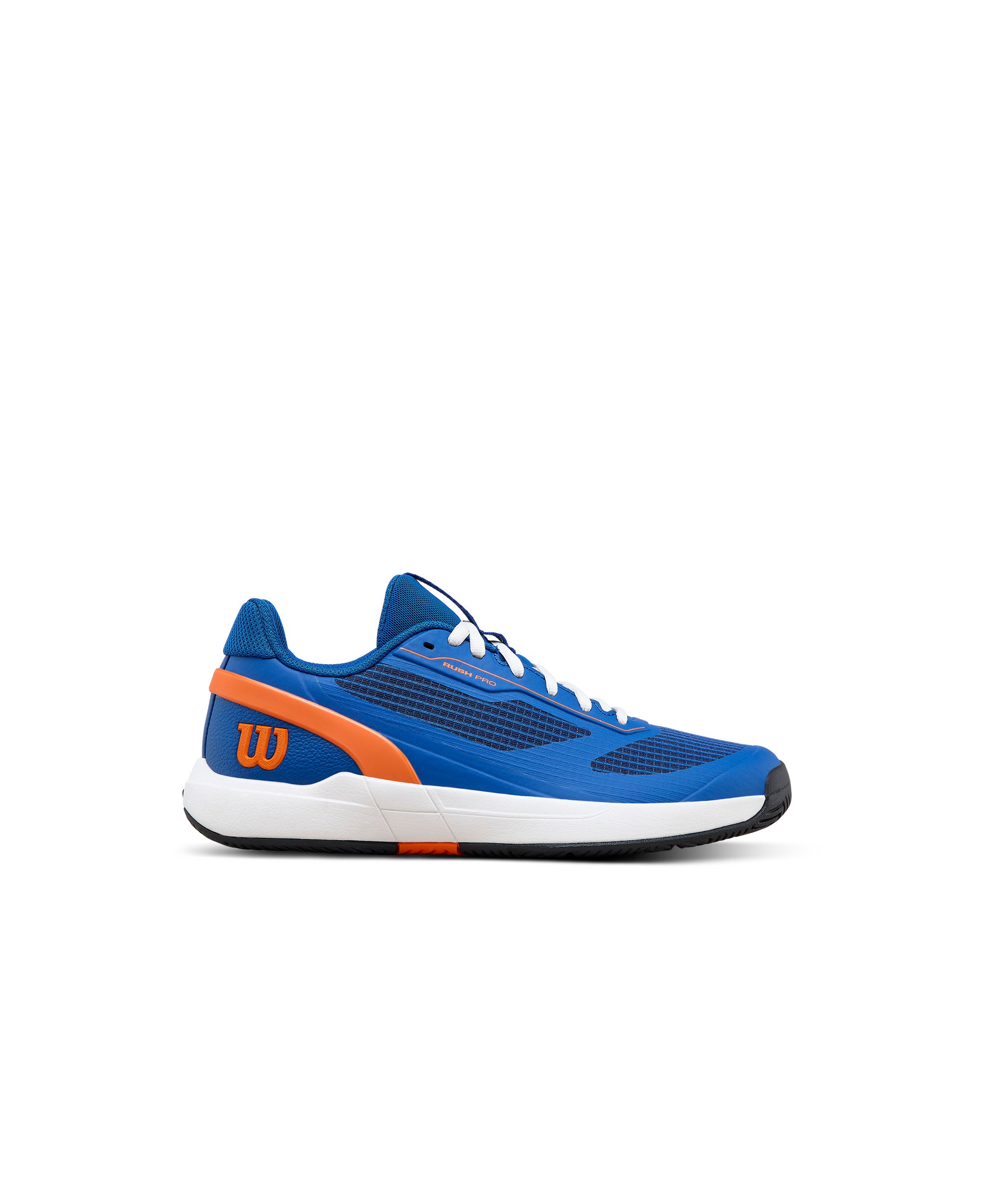 新品未使用★Wilson Rush Pro テニスシューズ ブルー RUSH PRO 5 JR - Deja Vu Blue/White/Orange Tiger by Wilson Japan