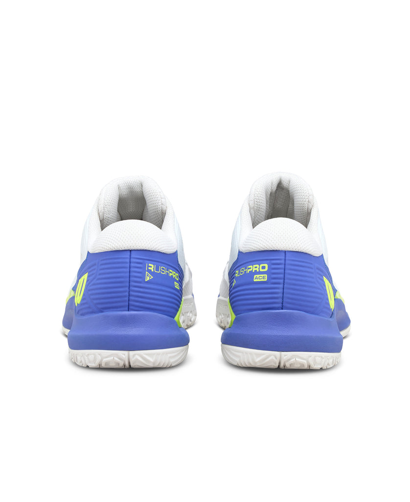 RUSH PRO ACE （メンズ）オムニコート-ホワイト/アンパロブルー