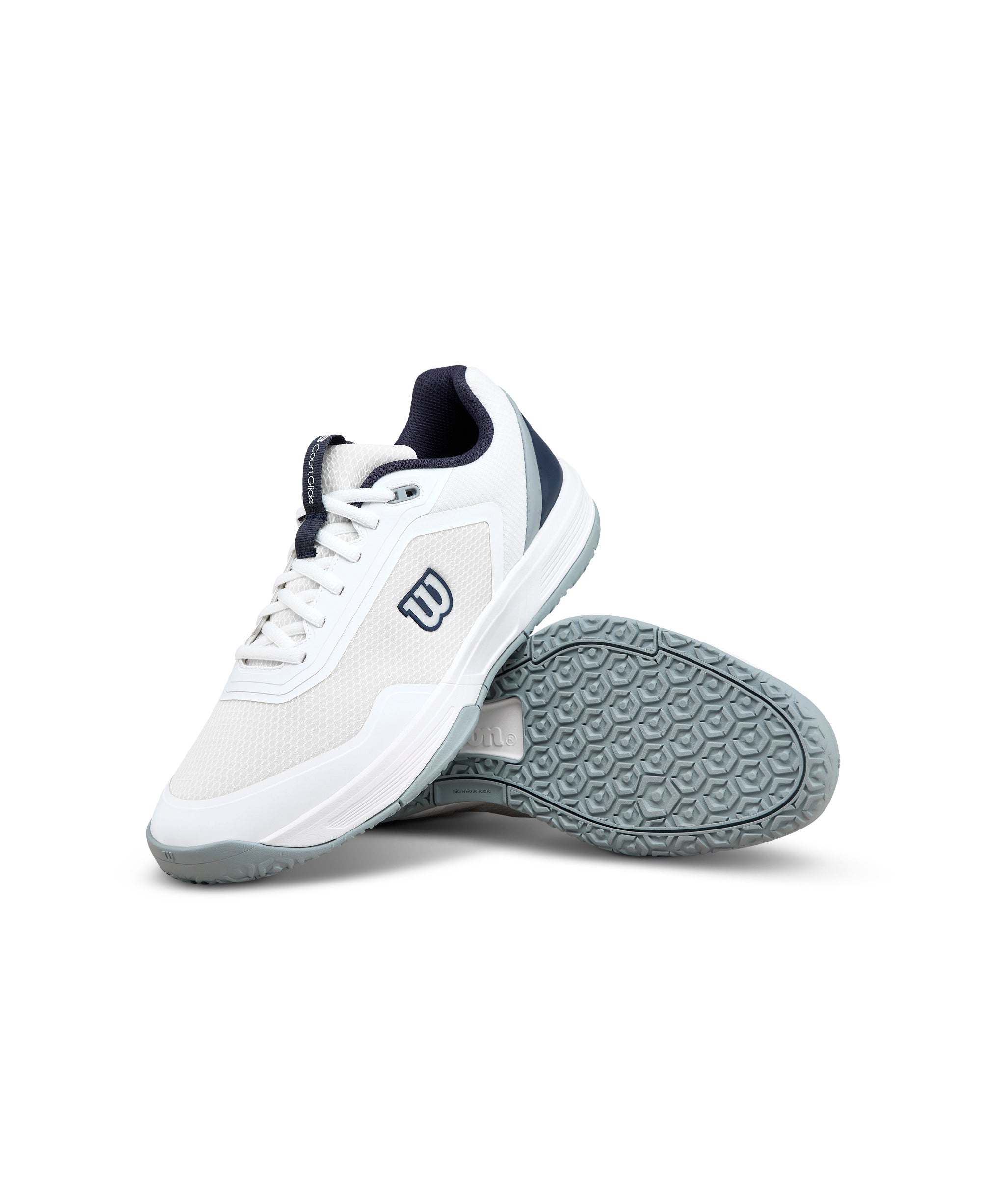COURTGLIDE OMNI  -  White/Navy Blazer/Quarry