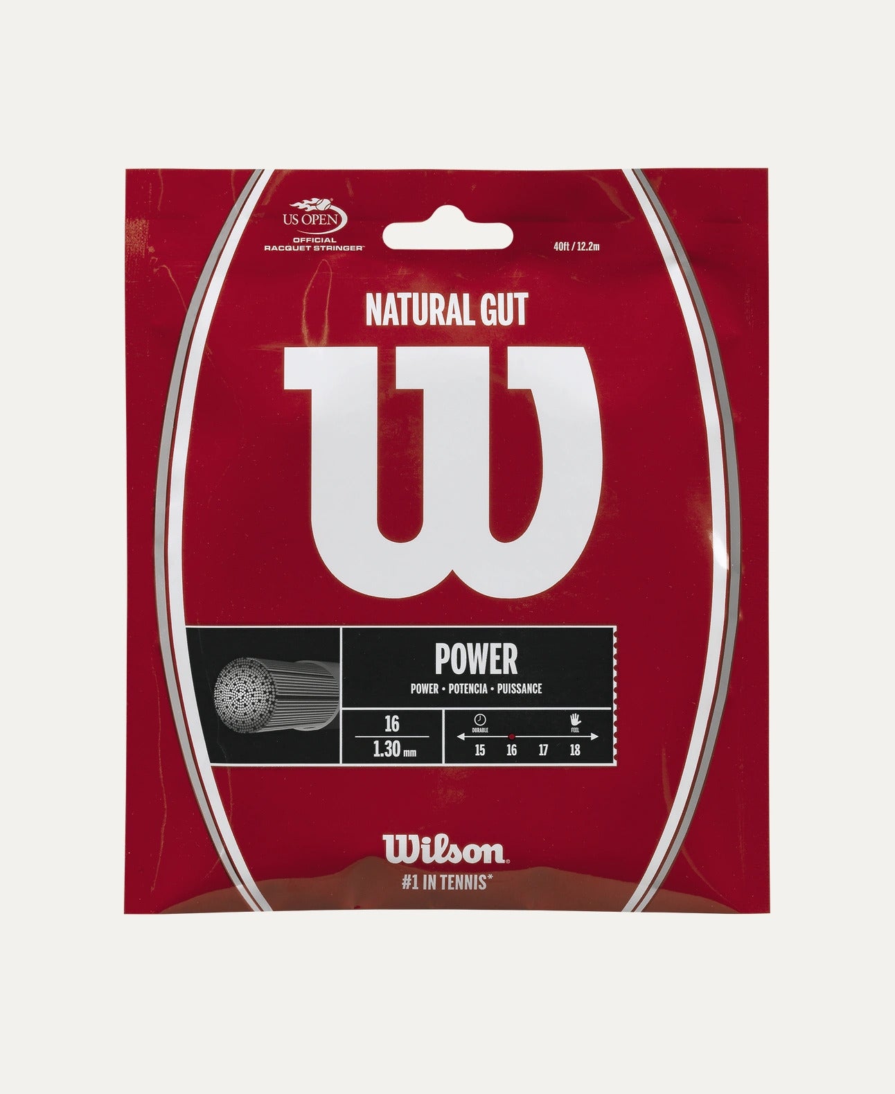 wilson - ウイルソン ナチュラルガット 16　Wilson NATURAL GUT ３張り WILSON NATURAL GUT 16 SET by Wilson Japan Racquet online