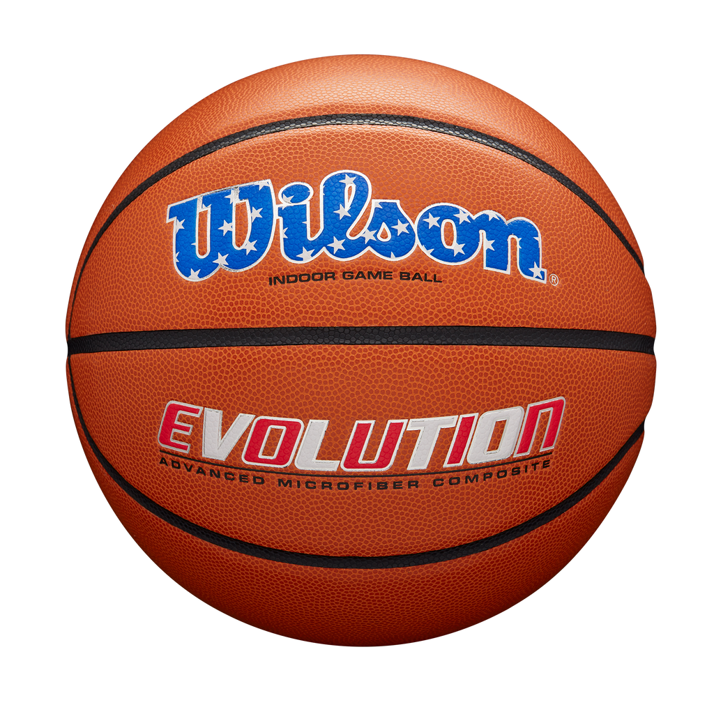 EVOLUTION バスケットボール 7号 人工皮革 by Wilson Japan Inflate