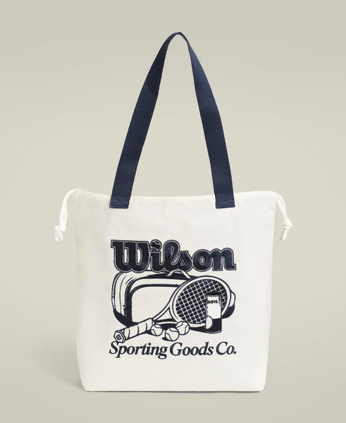 ONE BEAR CANVAS TOTE NATURAL by Wilson Japan Racquet online