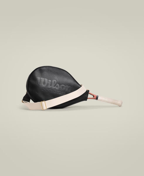 レザー ラケットカバー - ブラック by Wilson Japan Sportswear online