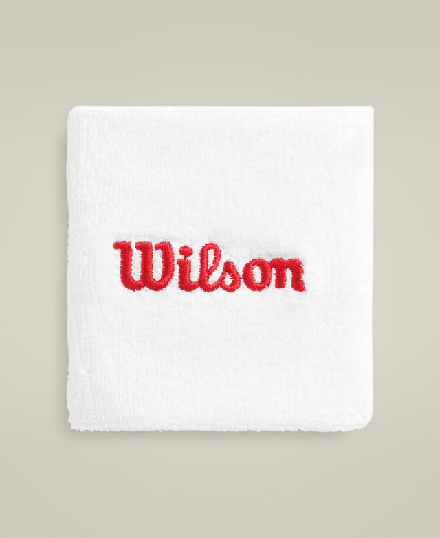 ウイルソン リストバンド  -  ホワイト/インフラレッド