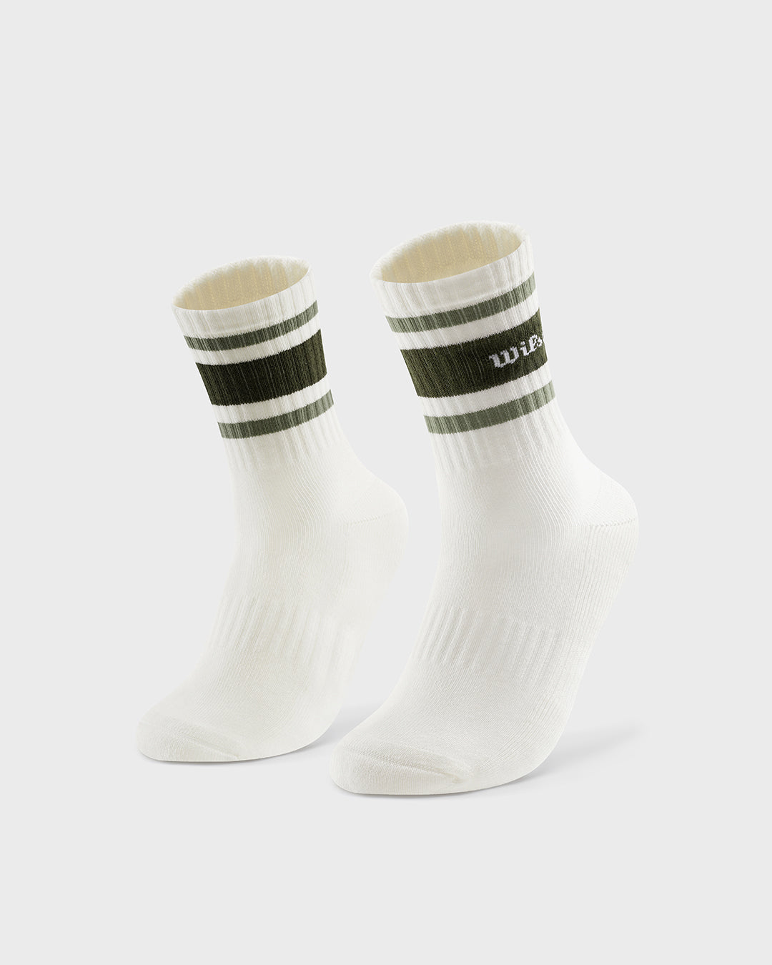 クルー ストライプ スクリプト ソックス by Wilson Japan Sportswear