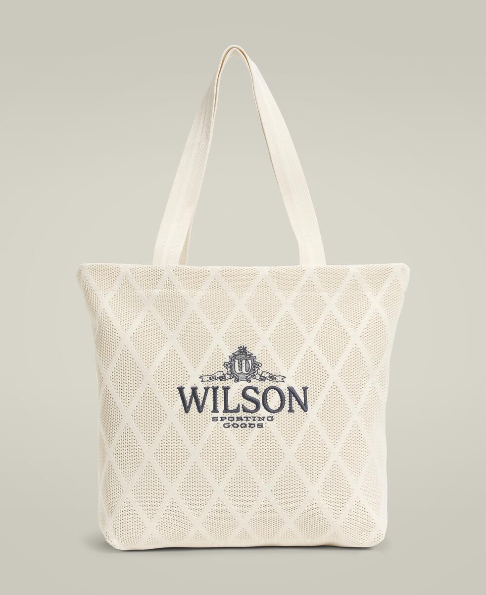 テクニカル ニット トート - サンド グラフィック