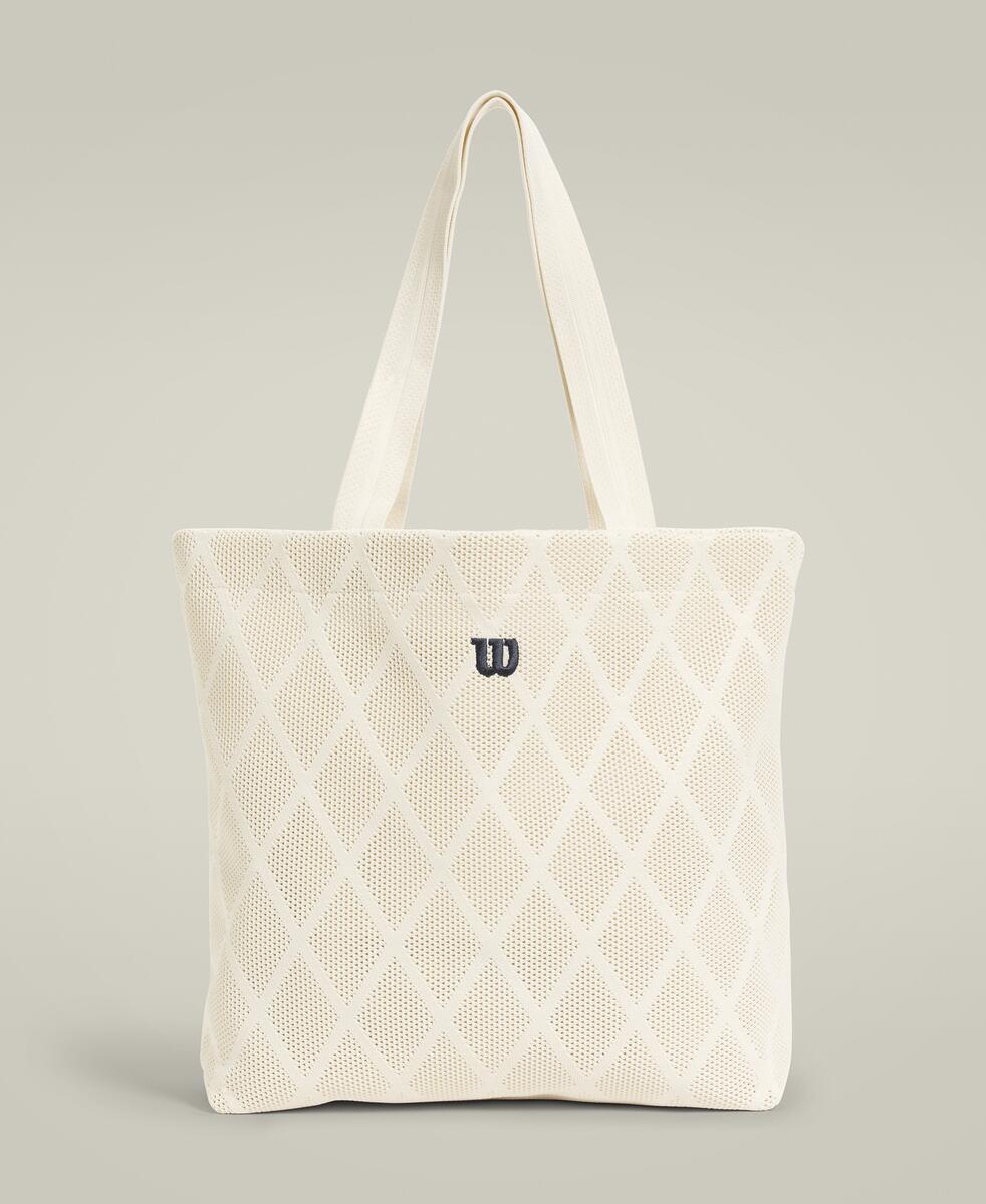 テクニカル ニット トート - サンド グラフィック