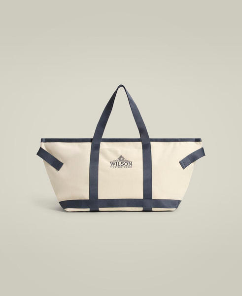 WILSON キャンバス レザー バッグ トゥーアデイ レザー ダッフル - ブラック by Wilson Japan Sportswear