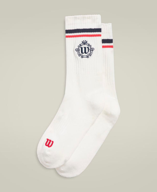 クルー ストライプ ノベルティ ソックス - サンド