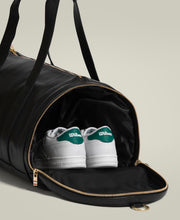 トゥーアデイ レザー ダッフル  -  ブラック