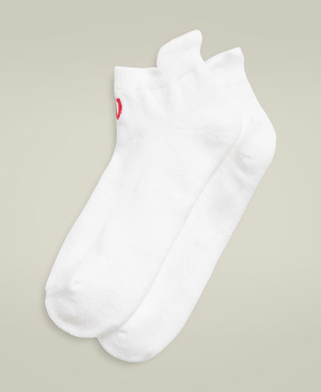 クッション アンクル タブ ソックス - ホワイト