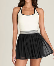 ヘッドライナー テニス ドレス - ブラック/サンド