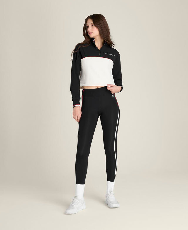 ダベンポート ウーブン ポップオーバー - ブラック/サンド