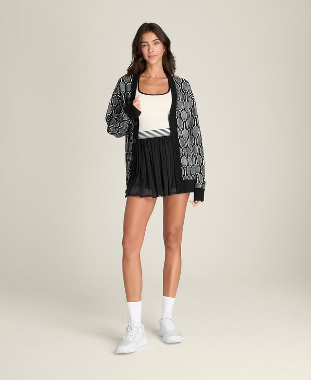 スローバック カーディガン - ブラック