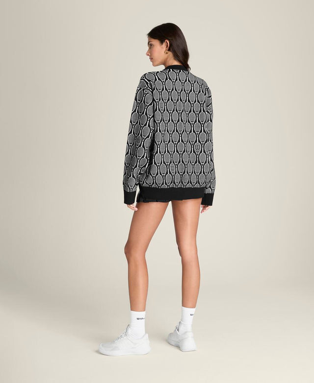 スローバック カーディガン - ブラック