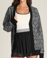 スローバック カーディガン - ブラック