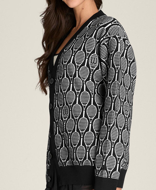 スローバック カーディガン - ブラック