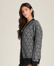 スローバック カーディガン - ブラック