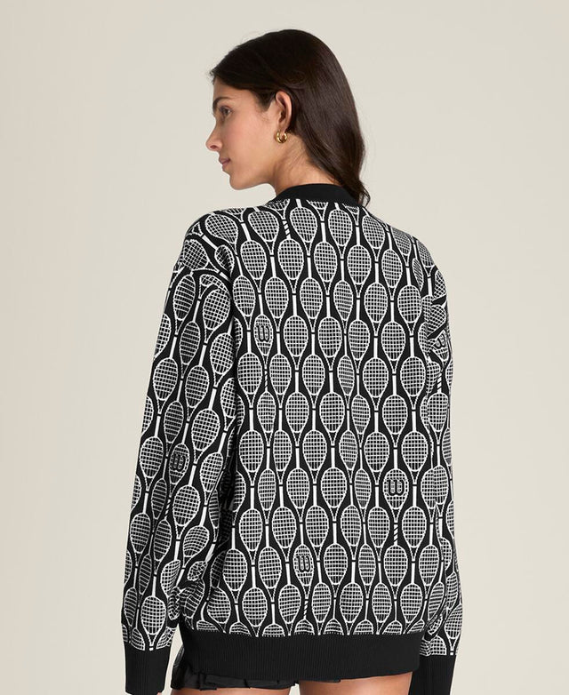 スローバック カーディガン - ブラック