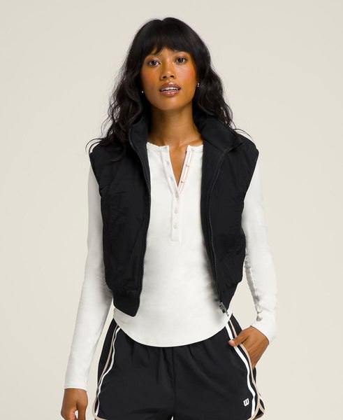 700fill Warm-Up Vest リバーシブルベスト ブラック 700FILL Reversible Warm-Up Vest ブラック