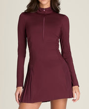 オールコート ロングスリーブ テニスドレス - ポートロワイヤル