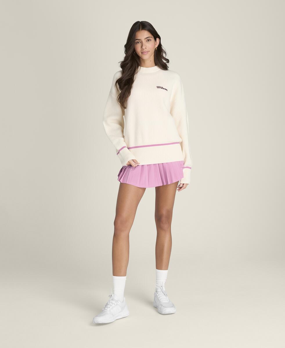 バーシティ クルーネック セーター - サンドリフト
