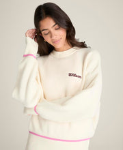 バーシティ クルーネック セーター - サンドリフト