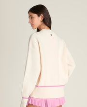 バーシティ クルーネック セーター - サンドリフト