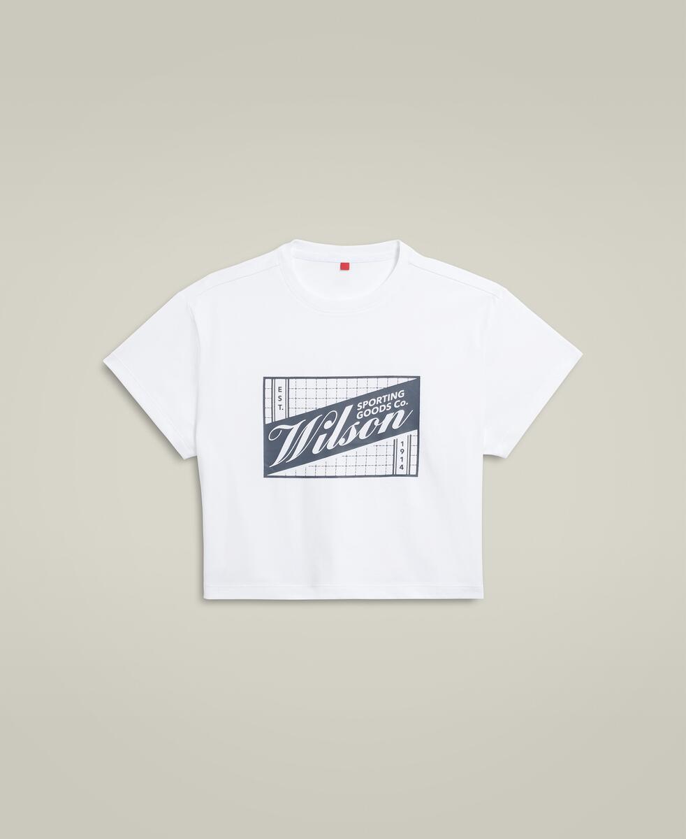 ハーパー クロップ Tシャツ - ホワイト