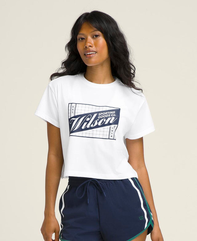 ハーパー クロップ Tシャツ - ホワイト