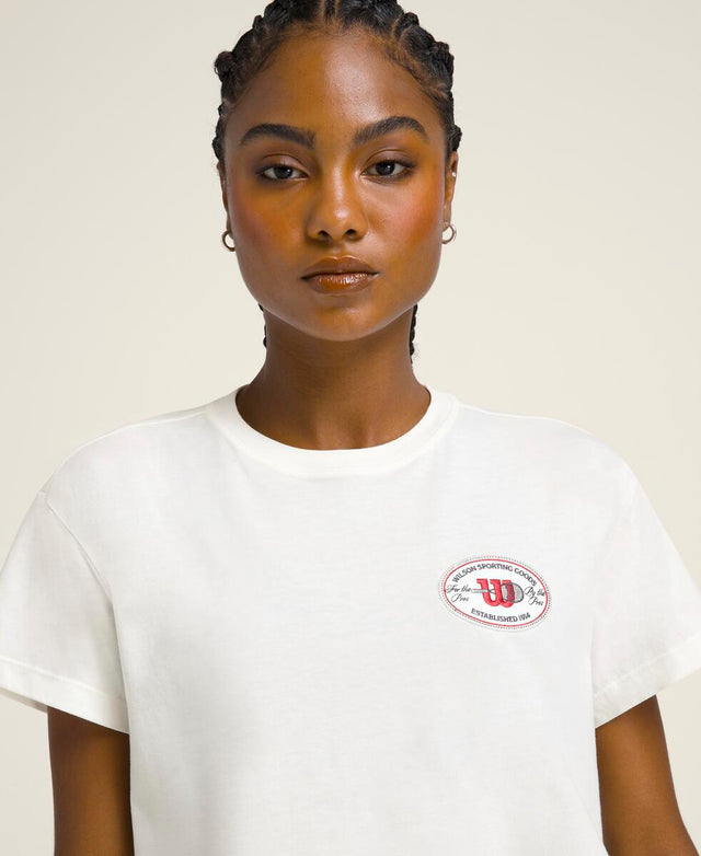 ハーパー クロップ Tシャツ - サンド