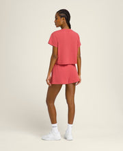ハーパー クロップ Tシャツ - ウォッシュド レッド
