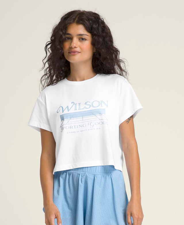 ハーパー クロップ Tシャツ ホワイト