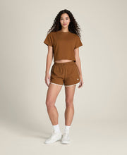 ハーパークロップTシャツ-キャラメルカフェ