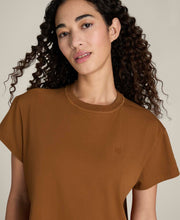 ハーパークロップTシャツ-キャラメルカフェ