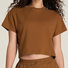 ハーパークロップTシャツ-キャラメルカフェ