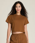 ハーパークロップTシャツ-キャラメルカフェ