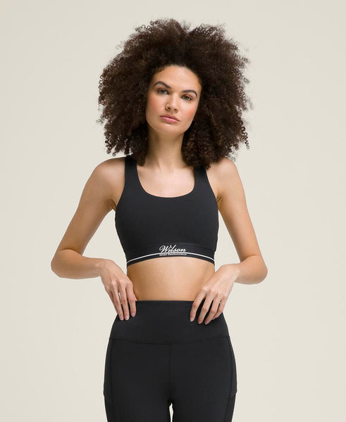 テニスコート タイツ - ブラック by Wilson Japan Sportswear online