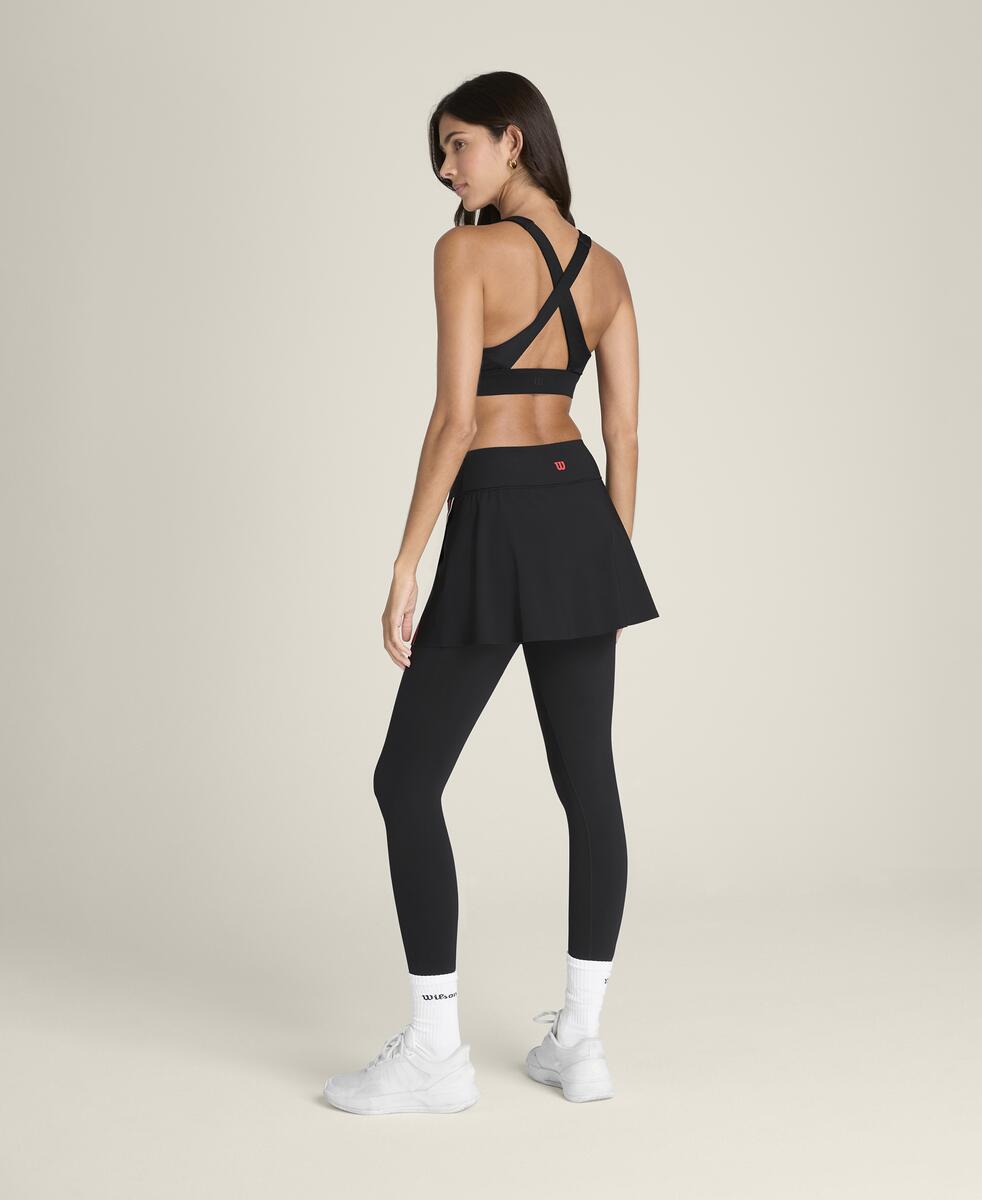 スライス スコート タイツ - ブラック/インフラレッド