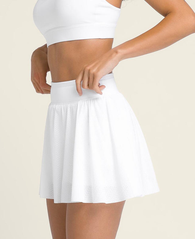 レーザー レース スコート - ホワイト