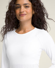 レーザー レース ロングスリーブ - ホワイト