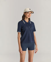 アディソン ニット ポロ  -  クラシックネイビー