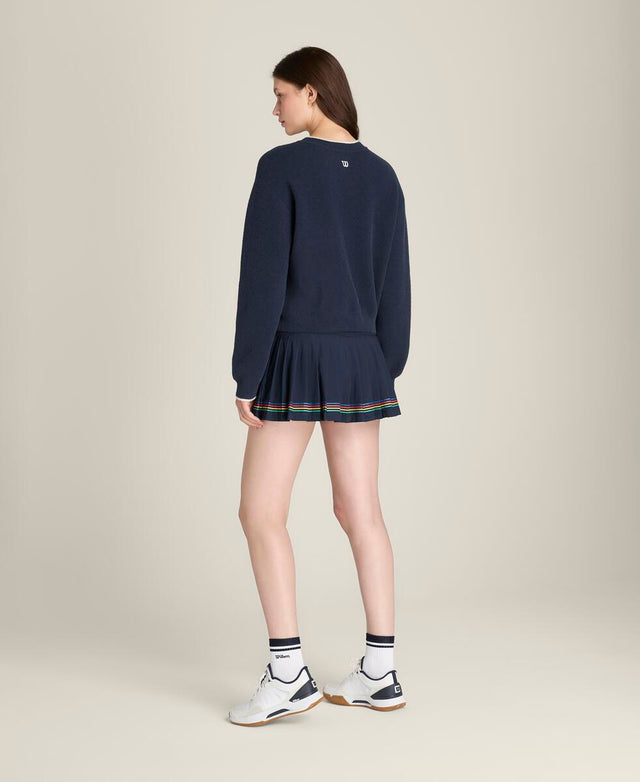 ニット プラッシュ クルー  -  クラシックネイビー