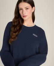 ニット プラッシュ クルー  -  クラシックネイビー