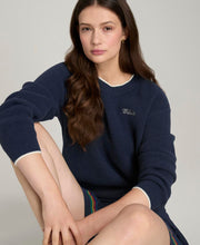 ニット プラッシュ クルー  -  クラシックネイビー