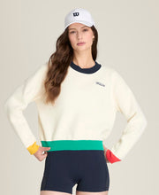 ニット プラッシュ クルー  -  サンド