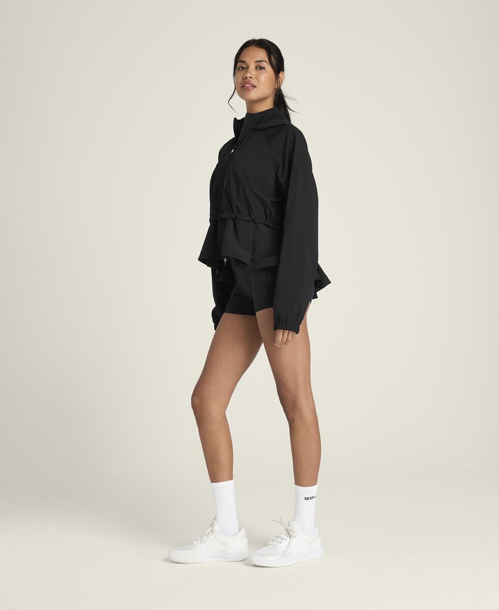 オンコート プリーテッド ジャケット - ブラック