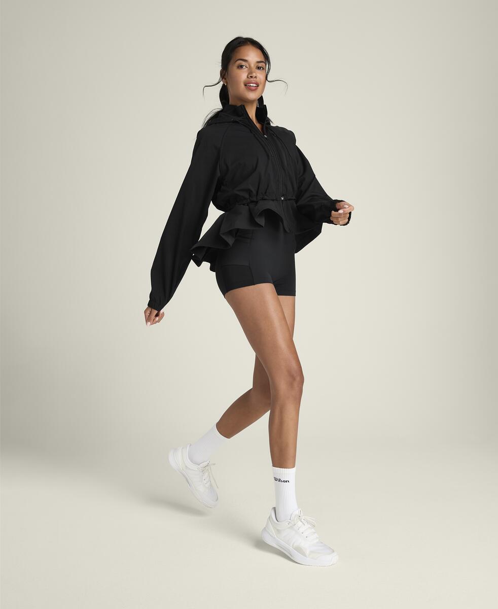 オンコート プリーテッド ジャケット - ブラック