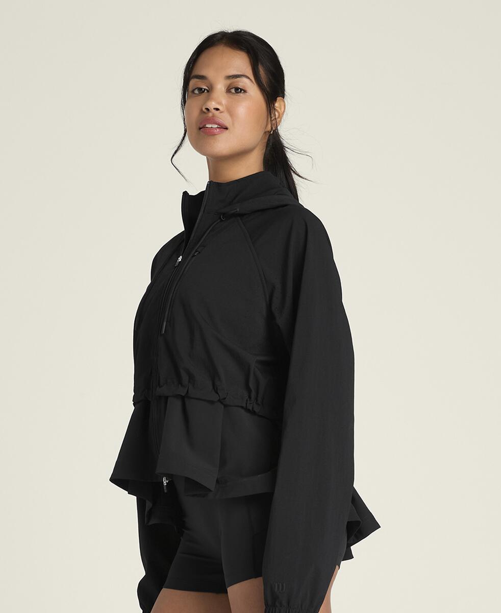 オンコート プリーテッド ジャケット - ブラック